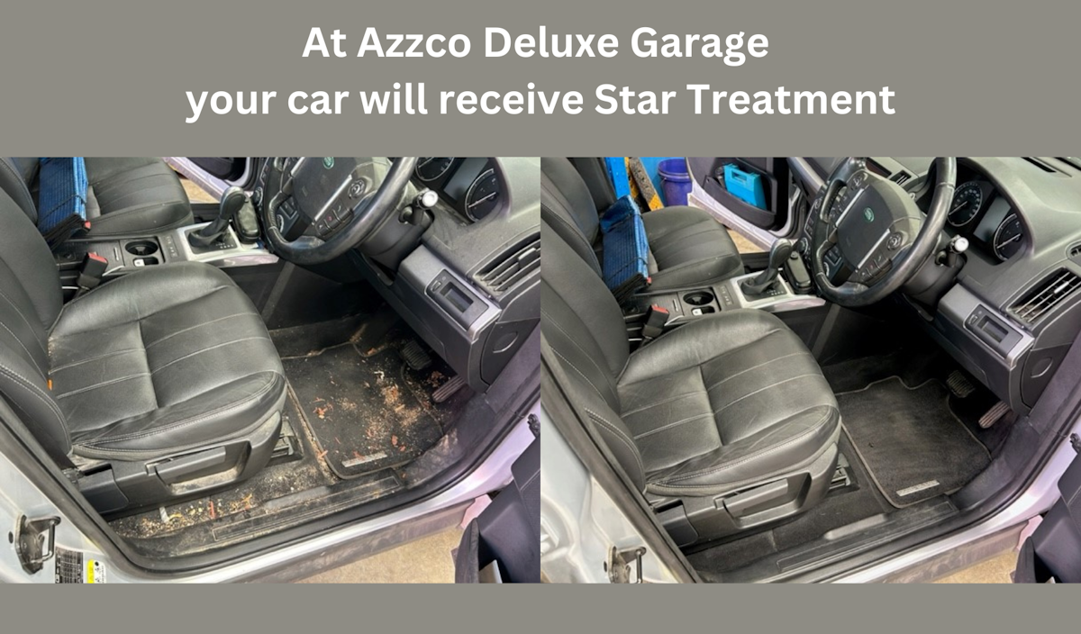 Start treatment with a FREE Vacuum at Azzco Deluxe Garage